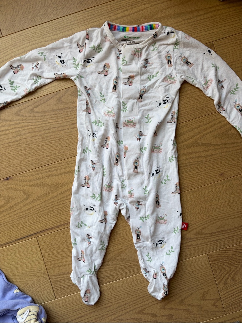 Magnetic Me Cream Footed sleeper